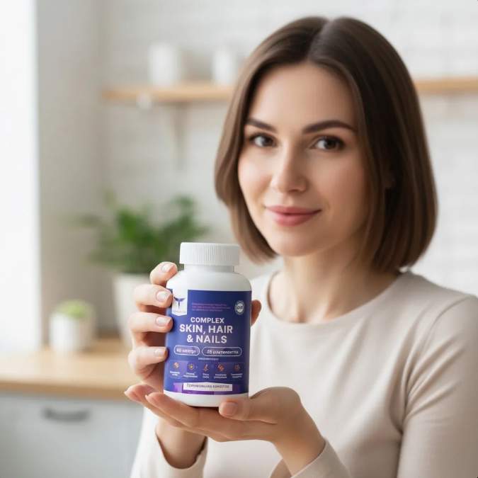 Витамины Complex skin, hair and nails с 26 активными компонентами 